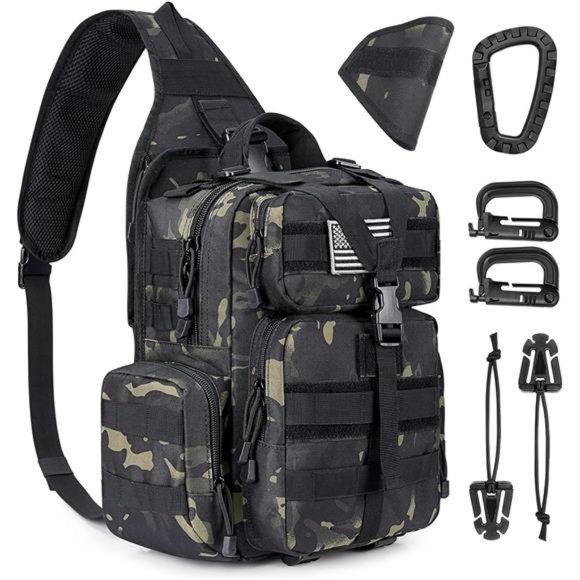 Bags Tactical Edc Sling Bag Backpack With Pistol Holster Poshmark